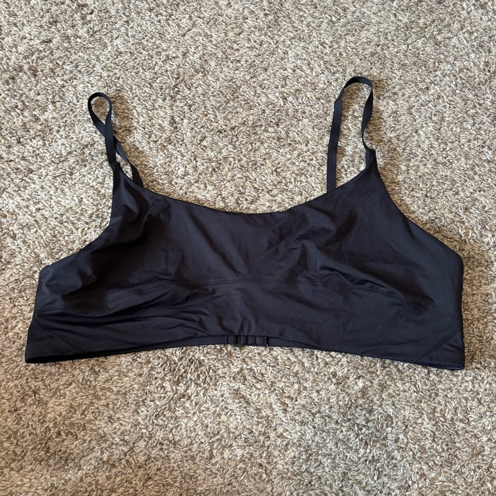The scoop neck bikini top